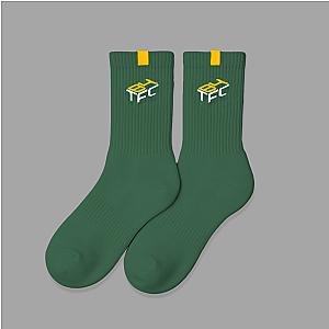 步步有你.潮襪 (綠色/白色各一雙)